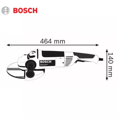 Meuleuse angulaire 230 mm GWS 24-230H 2400 W BOSCH