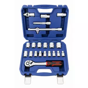 COFFRET DOUILLE 1/2" 6PT 22PS 10-32 CVR -APT